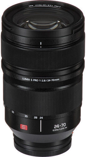 Panasonic Full Frame Camera Lens Lumix S Pro 24-70Mm F/2.8 Standard Zoom / Wide Angle for Leica L Mount Black