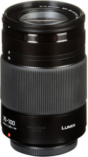 Panasonic Crop Camera Lens Lumix G X Vario 35-100mm f/2.8 II Power O.I.S. Standard Zoom / Tele Zoom for Micro Four Thirds (MFT) Mount Black