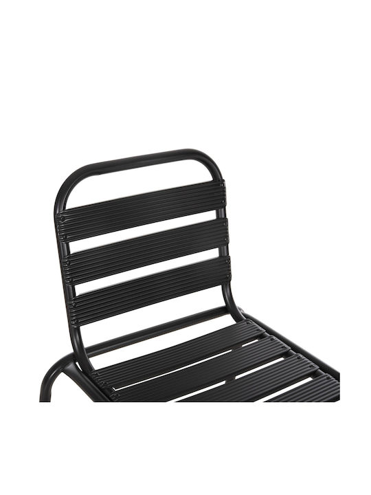 Stool Bar Metallic Laura Black