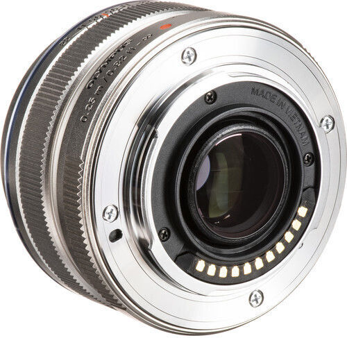 Olympus Crop Φωτογραφικός Φακός M.Zuiko Digital 17mm f/1.8 Σταθερός για Micro Four Thirds (MFT) Mount Ασημί