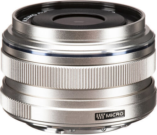 Olympus Crop Φωτογραφικός Φακός M.Zuiko Digital 17mm f/1.8 Σταθερός για Micro Four Thirds (MFT) Mount Ασημί