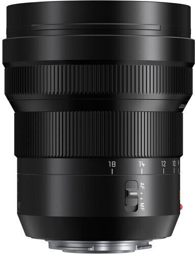 Panasonic Crop Camera Lens Lumix G Leica DG 8-18mm, f/2.8-4.0 Asph. Standard Zoom for Micro Four Thirds (MFT) Mount Black