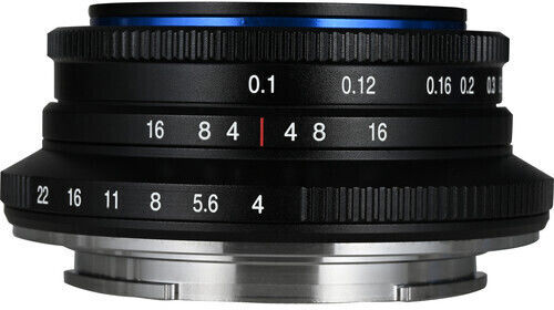 Laowa Crop Camera Lens 10mm F/4 Pancake / Wide Angle for Canon RF Mount Black