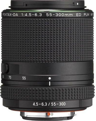 Pentax Crop Camera Lens DA 55-300mm f/4.5-6.3 ED PLM WR RE Standard Zoom / Tele Zoom for Pentax K Mount Black