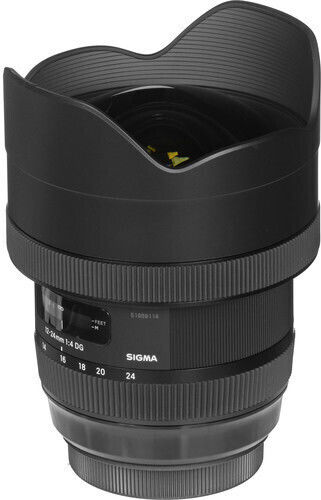 Sigma Full Frame Φωτογραφικός Φακός 12-24mm f/4 DG HSM Art Ultra-Wide Zoom / Wide Angle Zoom για Canon EF Mount Μαύρος