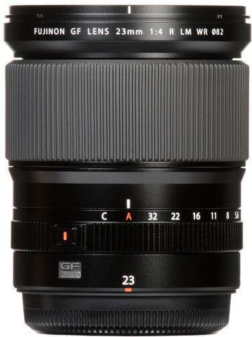 Fujifilm Format mediu Obiectiv Foto GF 23mm f/4 R LM WR Unghi larg pentru Montura Fujifilm G Black