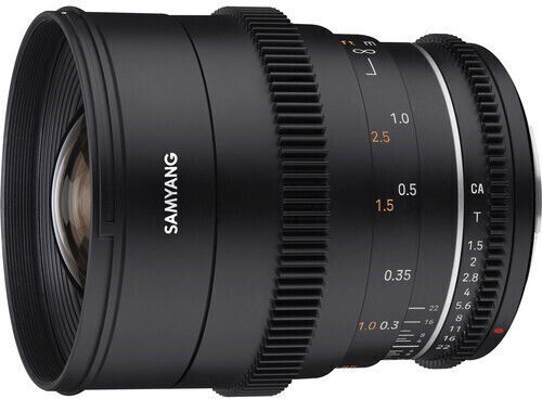Samyang Crop Φωτογραφικός Φακός 24mm T1.5 VDSLR MK2 Cine Σταθερός για Micro Four Thirds (MFT) Mount Μαύρος