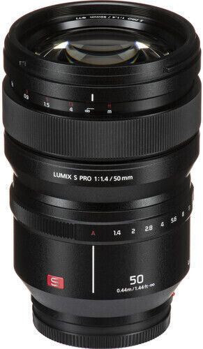 Panasonic Cadru complet Obiectiv Foto Lumix S PRO 50mm f/1.4 Fix pentru Montura Leica L Black