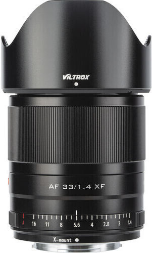 Viltrox Crop Camera Lens XF 33mm f1.4 APS-C Prime Autofocus Fixed for Fujifilm X Mount Black