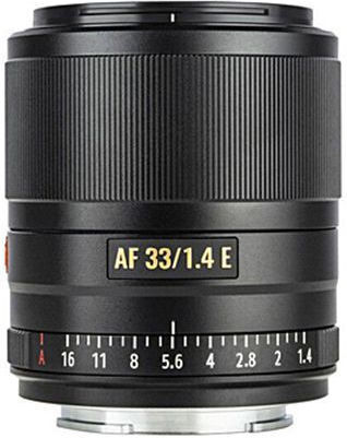 Viltrox Crop Camera Lens XF 33mm f1.4 APS-C Prime Autofocus Fixed for Fujifilm X Mount Black