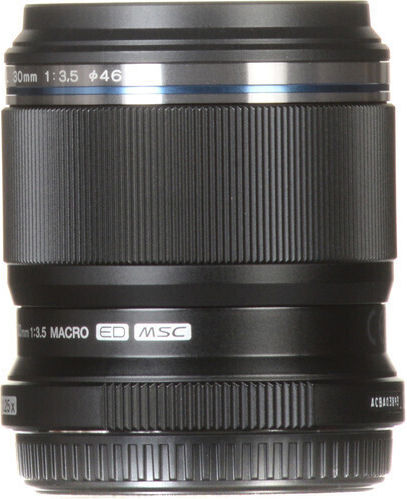 Olympus Crop Φωτογραφικός Φακός M.Zuiko Digital ED 30mm 1:3.5 Standard / Macro για Micro Four Thirds (MFT) Mount Μαύρος