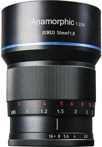 Crop Obiectiv Foto Anamorphic 1.33x L Fix pentru Montura Leica L Black