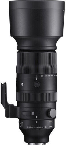 Sigma Full Frame Camera Lens 60-600mm f/4.5-6.3 DG DN OS Standard Zoom for Leica L Mount Black