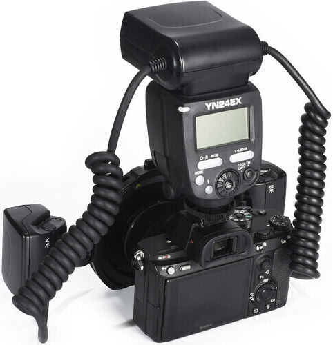 Yongnuo YN-24EX Flash TTL Inel Macro Pentru Camere Foto Sony