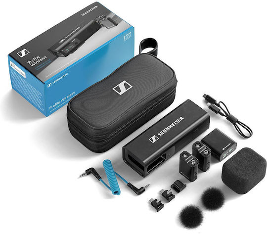 Sennheiser Profile Wireless 2 Channel Σετ Μικρόφωνο Lightning Πέτου, Clip On