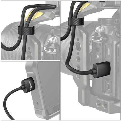 SmallRig HDMI 2.0 Premium High Speed 4K 60Hz HDR Cable HDMI male - mini HDMI male 0.55m Μαύρο