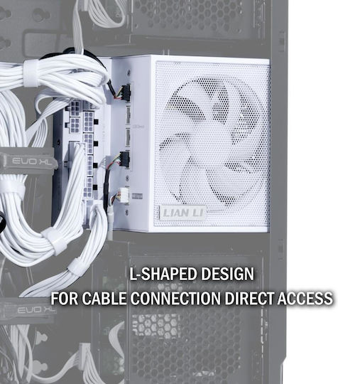 Lian Li EG1000 1000W Λευκό Τροφοδοτικό Υπολογιστή Full Modular 80 Plus Platinum
