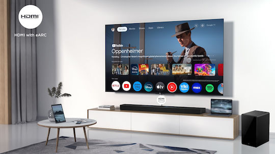 TCL Soundbar 7.1.4 Bluetooth, HDMI și Wi-Fi cu Telecomanda Negru Q85H