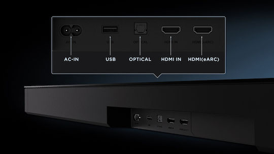 TCL Soundbar 7.1.4 Bluetooth, HDMI și Wi-Fi cu Telecomanda Negru Q85H