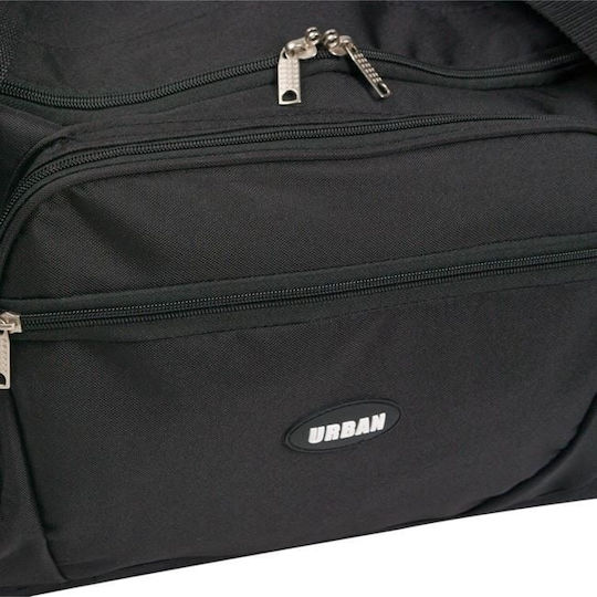 Reisetasche 86.9Es Schwarz mit Rädern Stoff L71xB34xH36cm