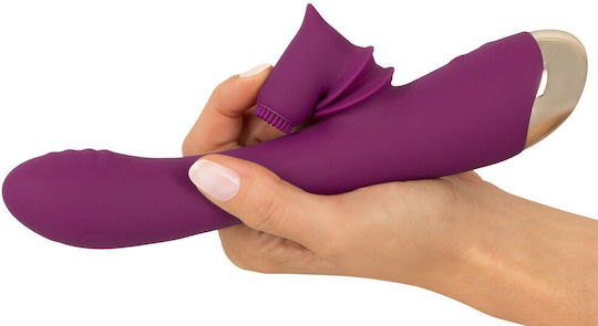 Javida 2 Function Δονητής Rabbit 22.3cm Λιλά