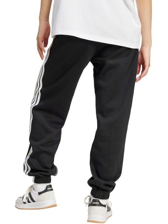 adidas Essentials 3-stripes Pantaloni de trening Fleece Negru