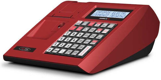 InfoPos Ταμειακή Μηχανή Εστιατορίου σε Κόκκινο Χρώμα