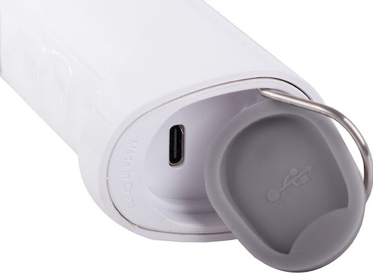 Perie Electrică Rotativă Fără Fir 5W 2 Capete de Perie Cablu de Încărcare USB Tip C Curățare Profundă Albă