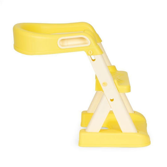 Ecotoys Toddler Toilet Seat With Footrest Handles And Yellow Cushion