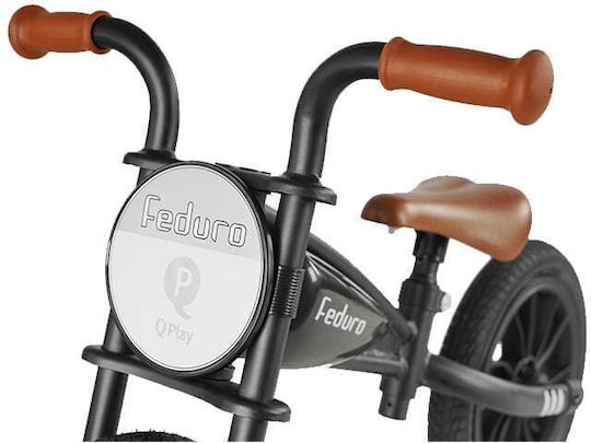 Q Play Kids Balance Bike Black