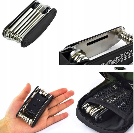 16-in-1 Bicycle Tool Kit Multi-tool Set