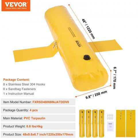 Vevor FXRSD48IN9INJATDDV0 Αντιπλημμυρικός εξοπλισμός