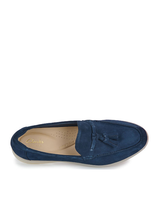 Edge Women's Moccasins in Blue Color