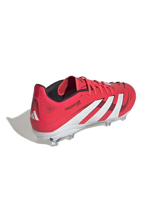 adidas Predator Elite Fußballschuhe mit Stollen Rot
