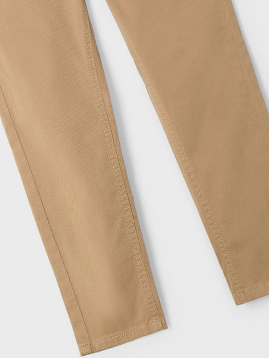 Kinder Schlaghose Stoff Beige