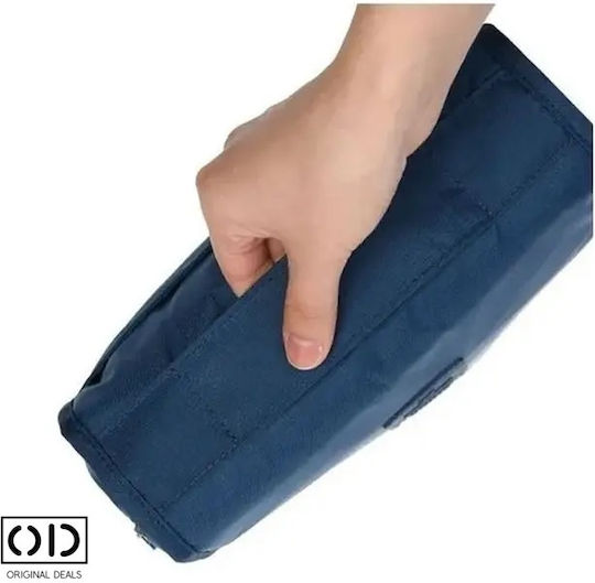 Organizator Pentru Cosmetice Cu Separatoare Albastru 42x24x9cm