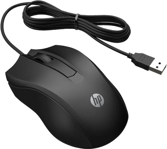 HP 105 Wired Mouse Black