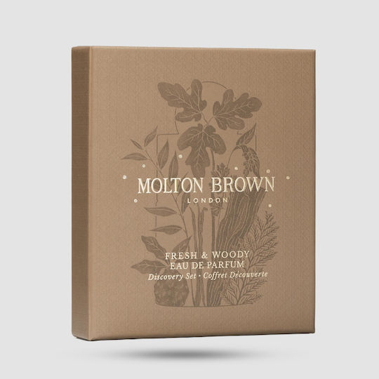 Molton Brown Fresh & Woody Γυναικείο Σετ με Eau de Parfum 3τμχ