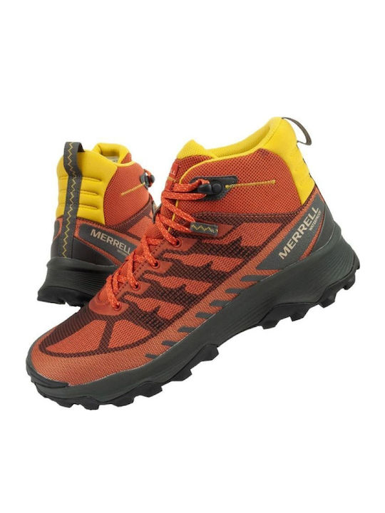 Merrell Speed Eco Ανδρικά Ορειβατικά Μποτάκια Αδιάβροχα Καφέ
