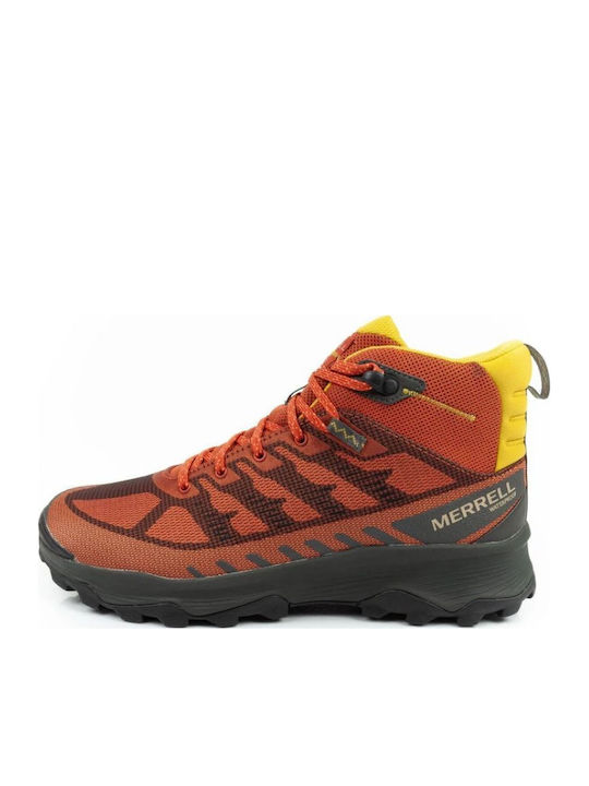 Merrell Speed Eco Ανδρικά Ορειβατικά Μποτάκια Αδιάβροχα Καφέ