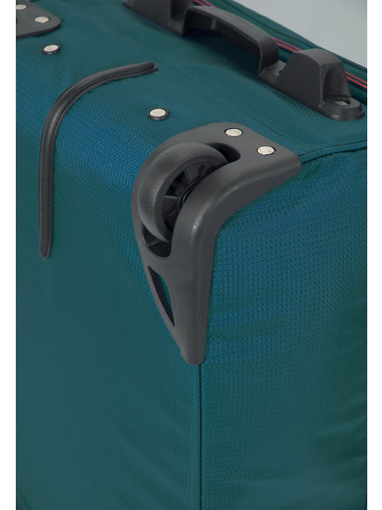 Benzi Bz5565 Cabin Fabric Petrol Suitcase With 2 Wheels Height 51cm