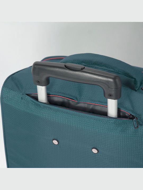 Benzi Bz5565 Cabin Fabric Petrol Suitcase With 2 Wheels Height 51cm
