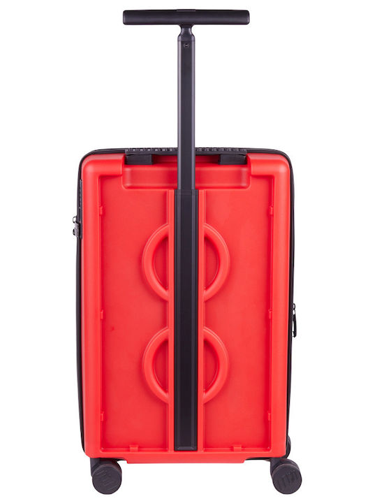 LEGO Brick Valiză De Călătorie De Cabină Tough Roșie Cu 4 Roți Înălțime 56cm