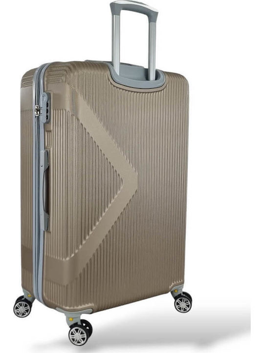 Playbags Valize De Călătorie Tough Aurii Înălțime Maximă 75cm Cu 4 Roți Set De 3 Bucăți
