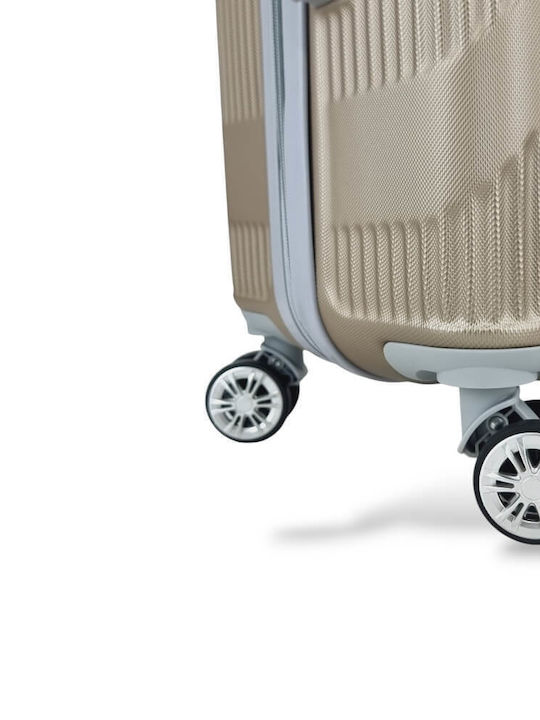 Playbags Valize De Călătorie Tough Aurii Înălțime Maximă 75cm Cu 4 Roți Set De 3 Bucăți
