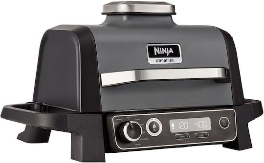 Ninja Tabletop Electric Grill Grill 2400W with Lid and Adjustable Thermostat 37cmx46cmcm