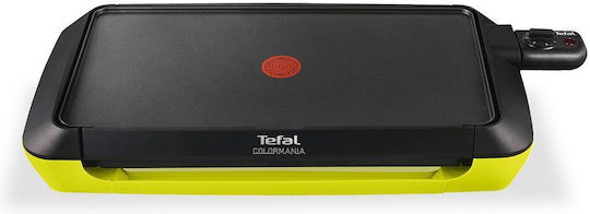 Tefal Tabletop Electric Grill Smooth Plate 2000W with Adjustable Thermostat 46cmx24cmcm