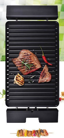Heinner Tabletop Grătar Electric Placă Striată 1800W cu Termostat Reglabil 41bucx26buccm