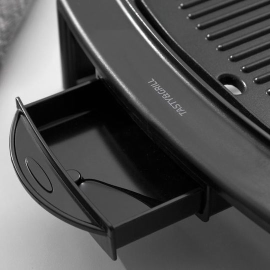 Cecotec Tabletop Electric Grill Aluminium Smooth and Ribbed Plate 2150W with Adjustable Thermostat 45cmx25cmcm