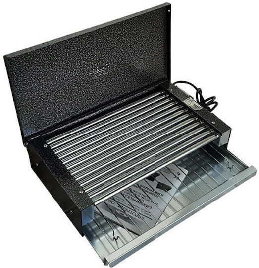 Rubino EC 1.6K Tischplatte Elektrogrill Grill 1600W mit Deckel 34cmx24cmcm